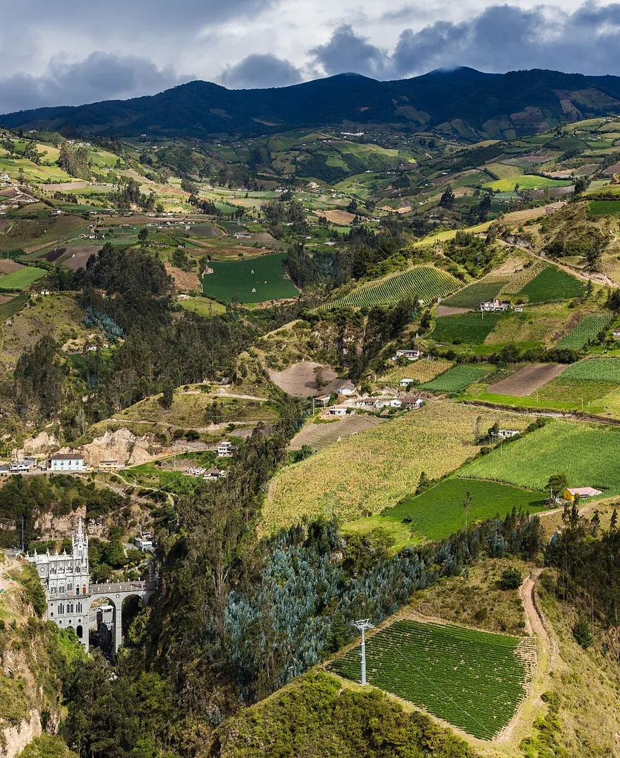 Paisaje rural de Nariño